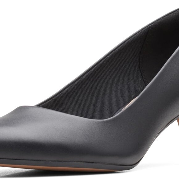 Women's Leather Pump Size 8 Classic Pointed Toe Dress Shoe for Work and Casual - Picture 1 of 8